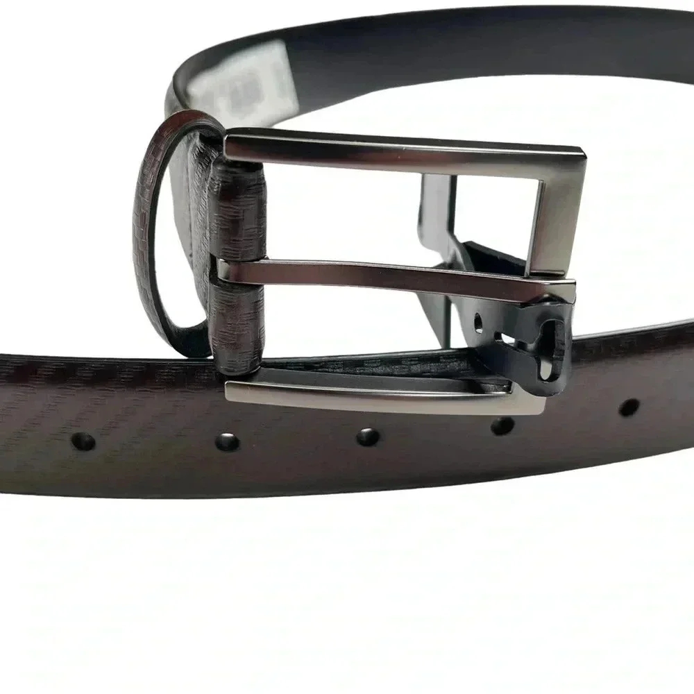 Alfani Brown Faux Leather Belt Size 30-32